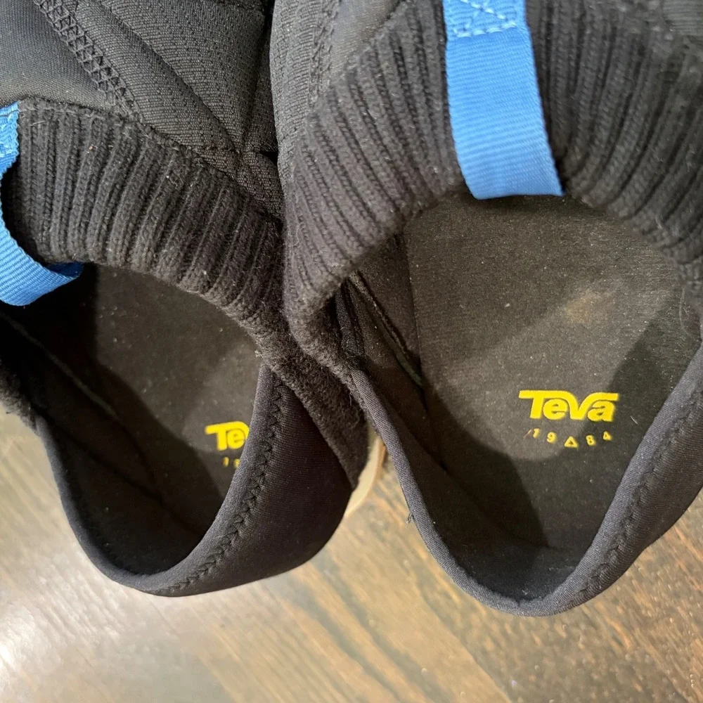 Teva Ember Moc Slip On Mens 12 Black Quilted Insulated Slippers Gorpcore
